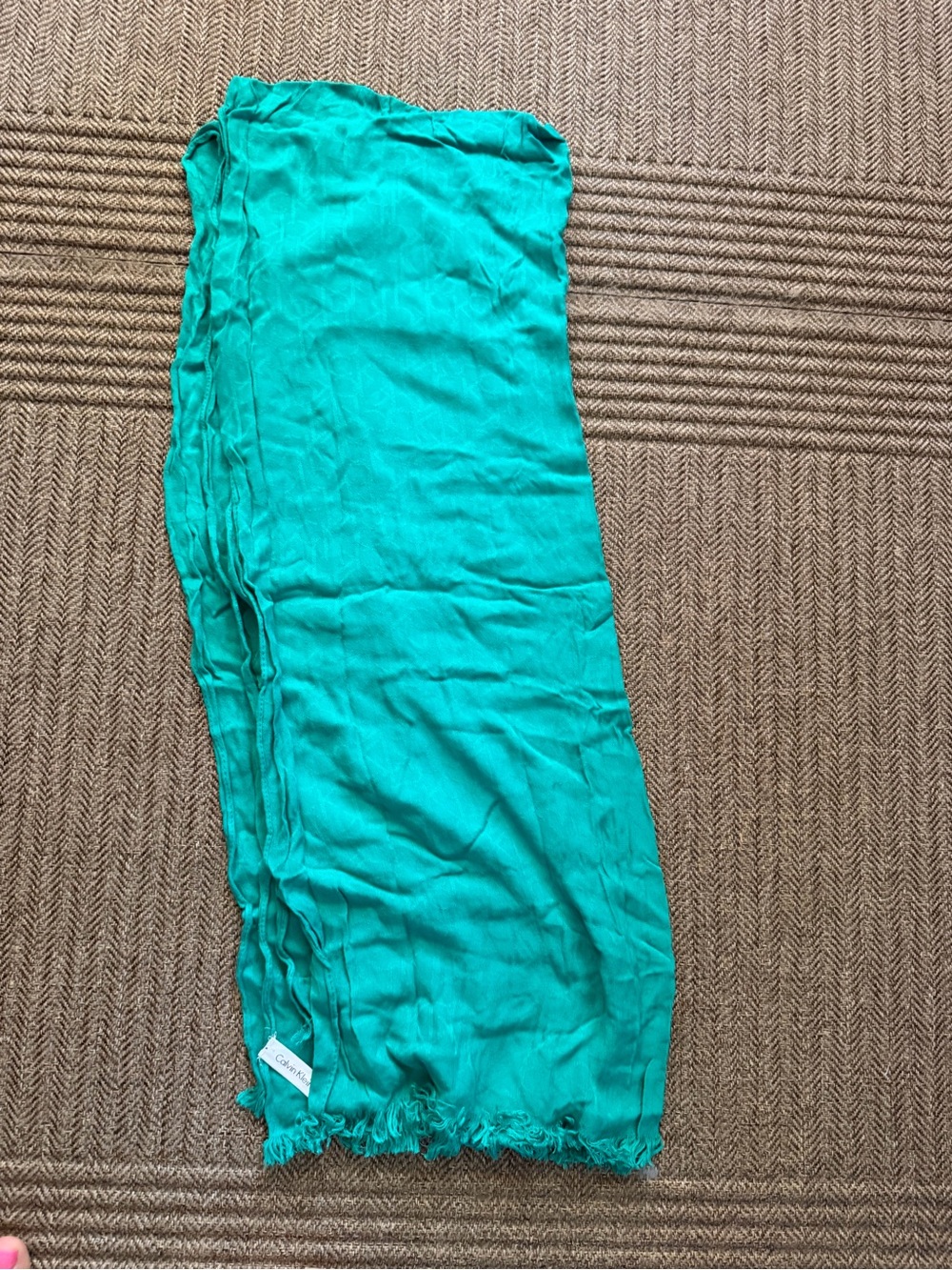 Calvin Klein Teal Green scarf